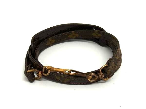 Louis Vuitton Monogram Bag Shoulder Strap Crossbody Shoulder Women's Brown