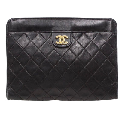 Chanel Matelasse Cocoma Clamskin Clutch/second Bag