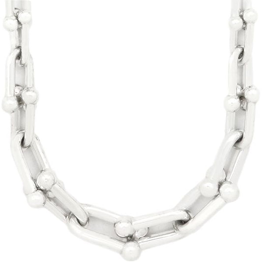Tiffany & Co Tiffany & Co Necklace Hardware Graduated Link Silver 925 Silver