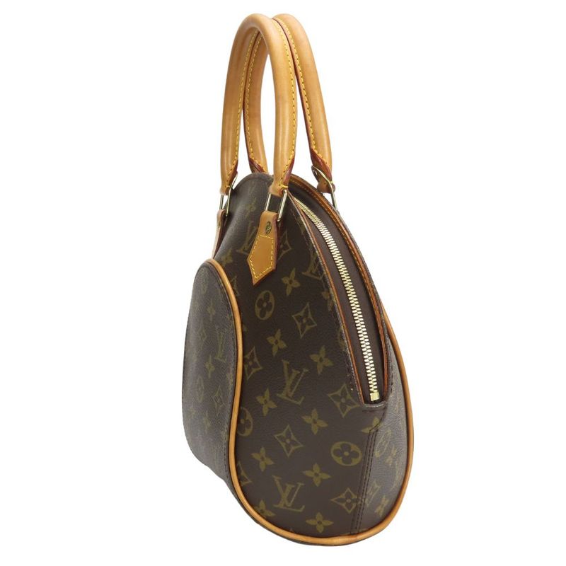 Louis Vuitton Handbag Ellipse PM M51127 Monogram Nubuck Brown Casual Ladies