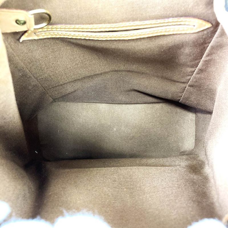 Louis Vuitton M51136 Montsourismm Backpack Daypack Brown Monogram Canvas Women