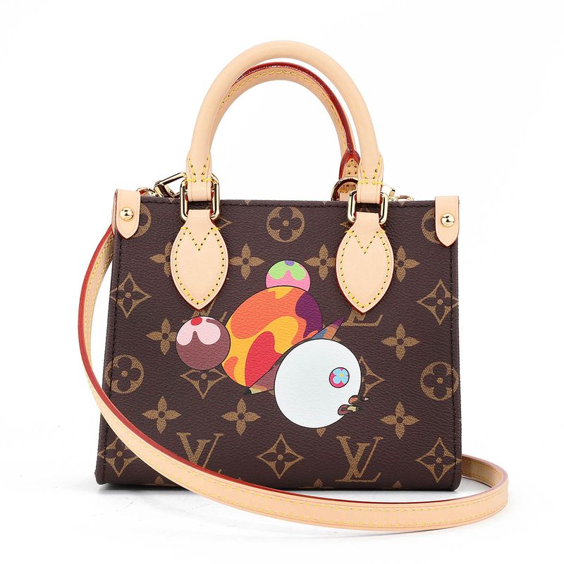 Louis Vuitton Shoulder Bag On The Go BB Brown