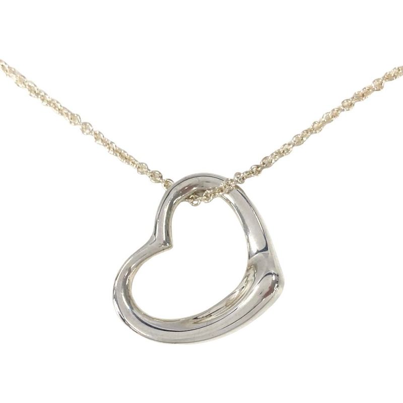 Tiffany & Co Tiffany & Co Open Heart Necklace Sv925 58g Elsa Peretti Ladies