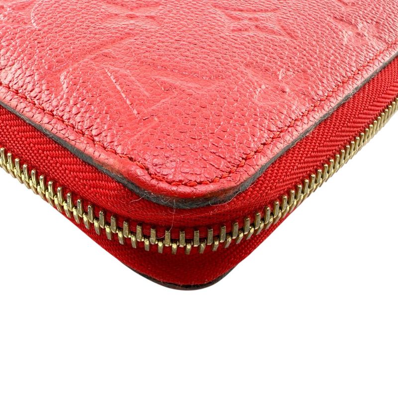 Louis Vuitton M60547 Monogram Empreinte Round Zipper Zippy Wallet Long Wallet