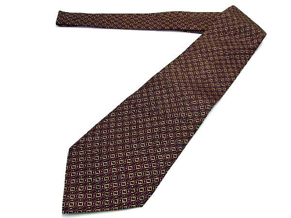Fendi Zucca 100% Silk Tie Business Men's Dark Navy And Multicolored Bd8277