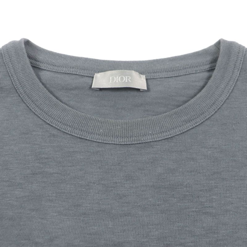  DIOR Homme 23AW 393j696a0849 Slub Cotton Jersey Short Sleeve Short Sleeve