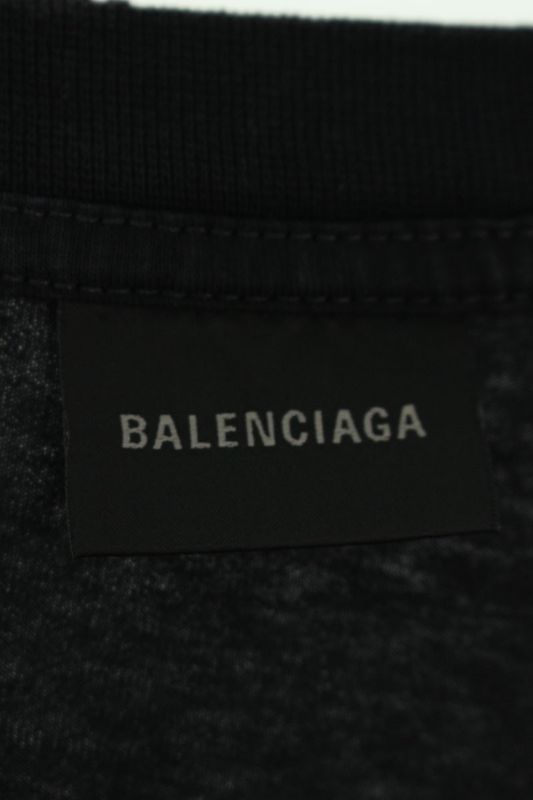 Balenciaga 25SS 826346 Tsve9 Logo Print Boxy T-shirt Men's M