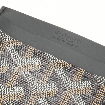 Goyard Card Case Pass Case Saint-sulpice PVC Canvas Black And Yellow Stsulppmlty