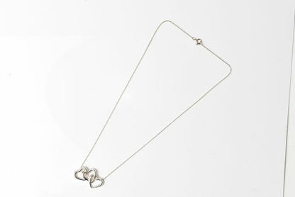 Tiffany & Co Necklace Pendant Silver Tiffany & Co Elsa Peretti Three Heart