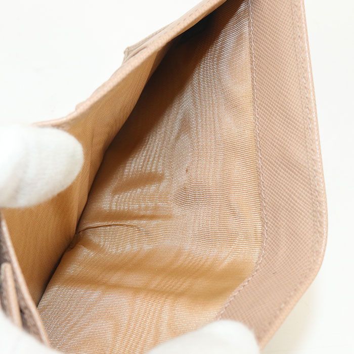 Prada 1m0176 Tri-fold Wallet Saffiano Leather Women