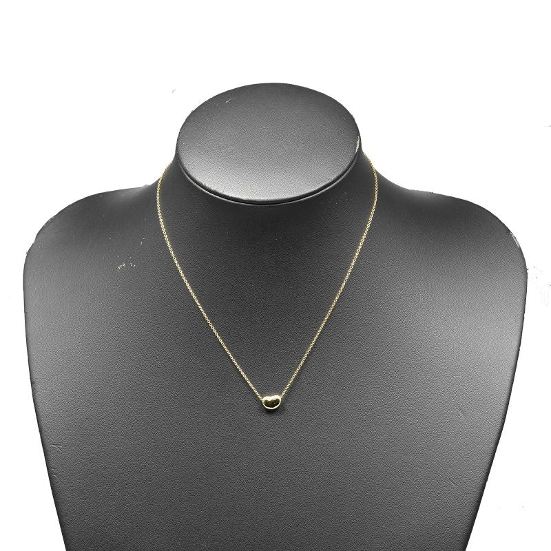 Tiffany & Co Bean 9mm (0.35in) Model 18K Yellow Gold Ladies 3.6g Necklace