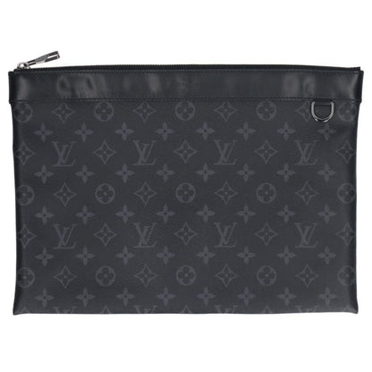 Louis Vuitton M62291 Pochette Dis-cabas Lee Monogram Eclipse Clutch Bag For Men