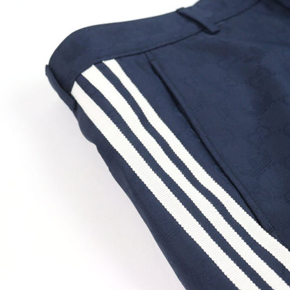 Gucci X Adidas Gucci X Adidas 710399 Trefoil Jacquard GG Logo Sideline Slacks