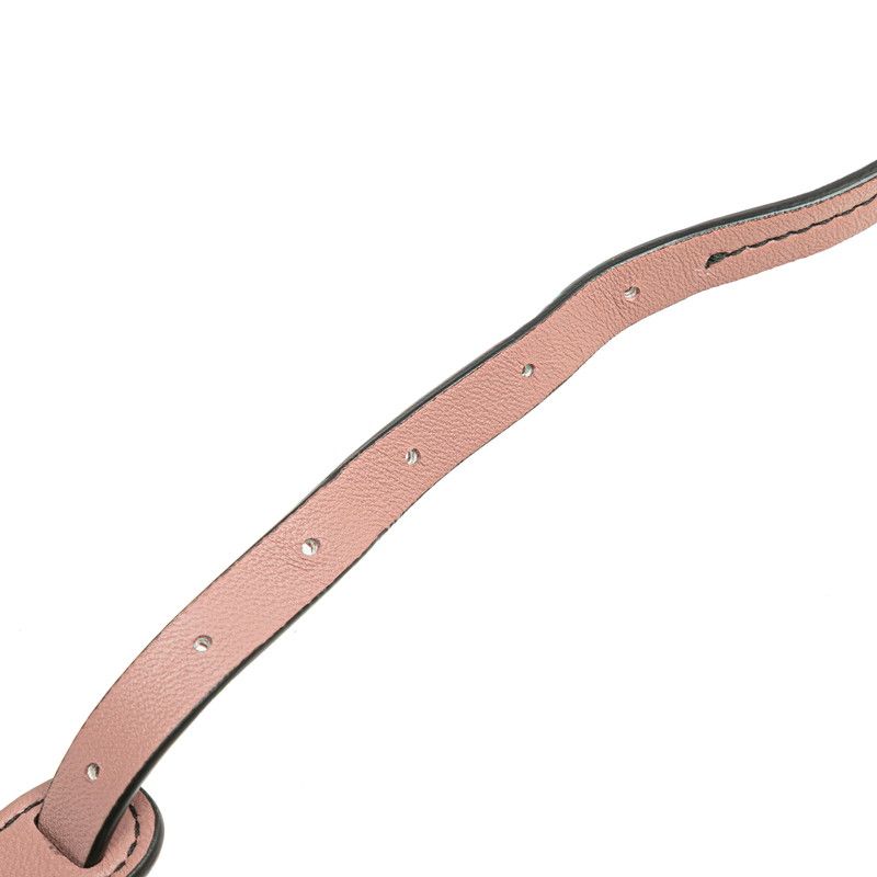 Bottega Veneta Intrecciato Crossbody Shoulder Bag Beige Pink Leather Women