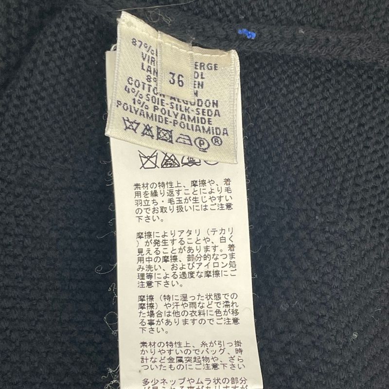 Hermes T-shirt Top Knit Wool Black