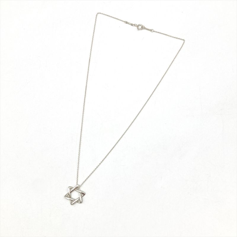 Tiffany & Co Tiffany & Co Star Of David Necklace Sv925 25g Silver Unisex