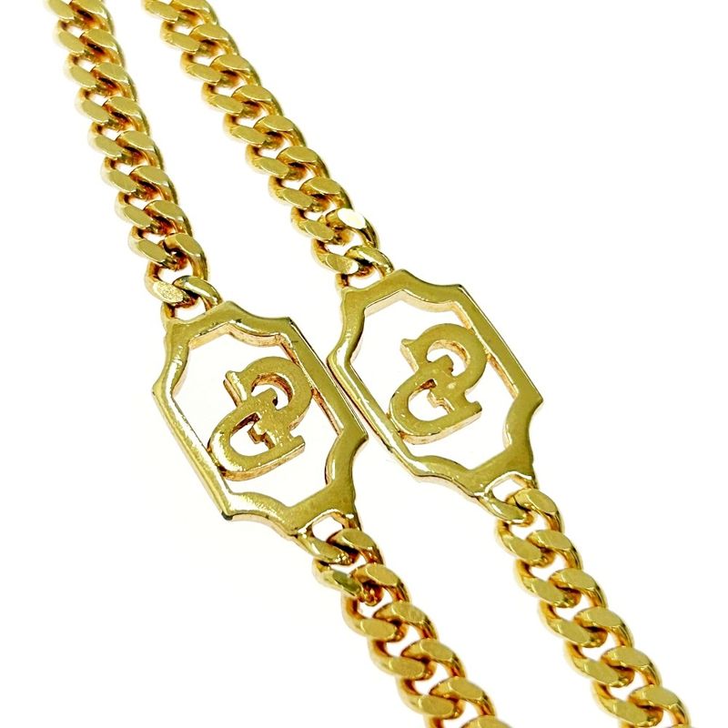 Christian Dior GP CD Logo Long Necklace Women 328089 Necklace