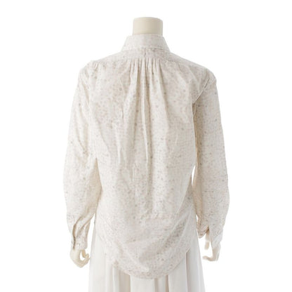 Louis Vuitton Monogram L/S Shirt Blouse Top White XS
