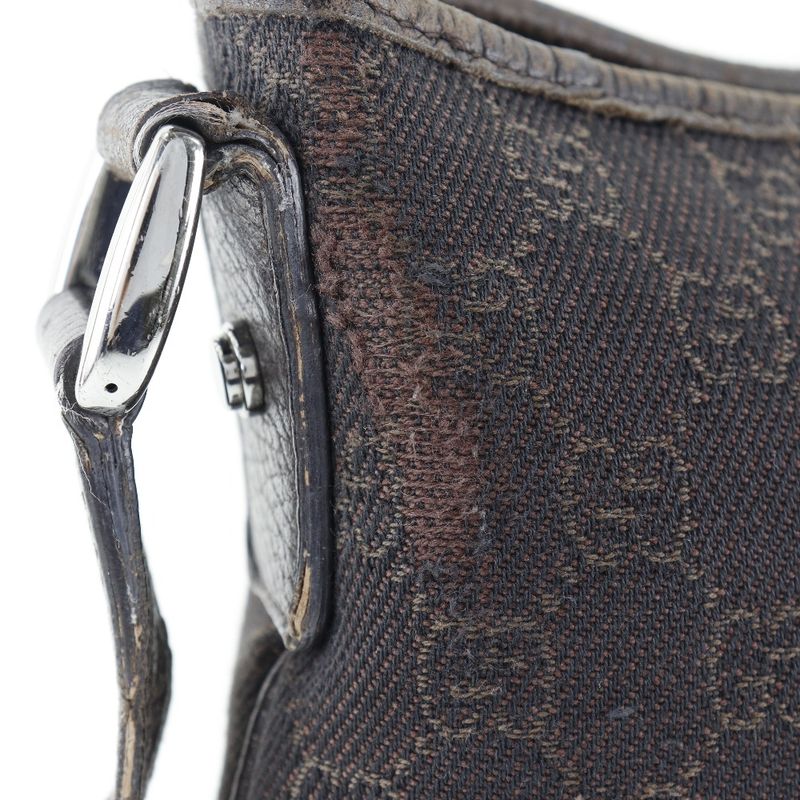 Gucci Abby 268642 GG Canvas Brown Women Shoulder Bag