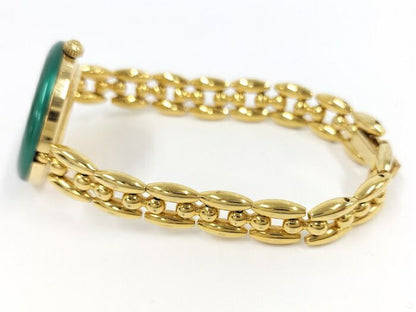 Gucci Ladies Watch Change Bezel Quartz SS GP White Dial