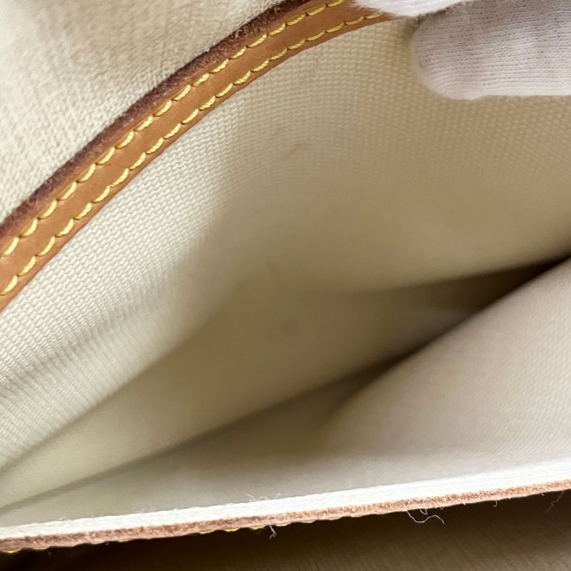 Louis Vuitton Shoulder Bag Reporter PM Monogram Leather Brown