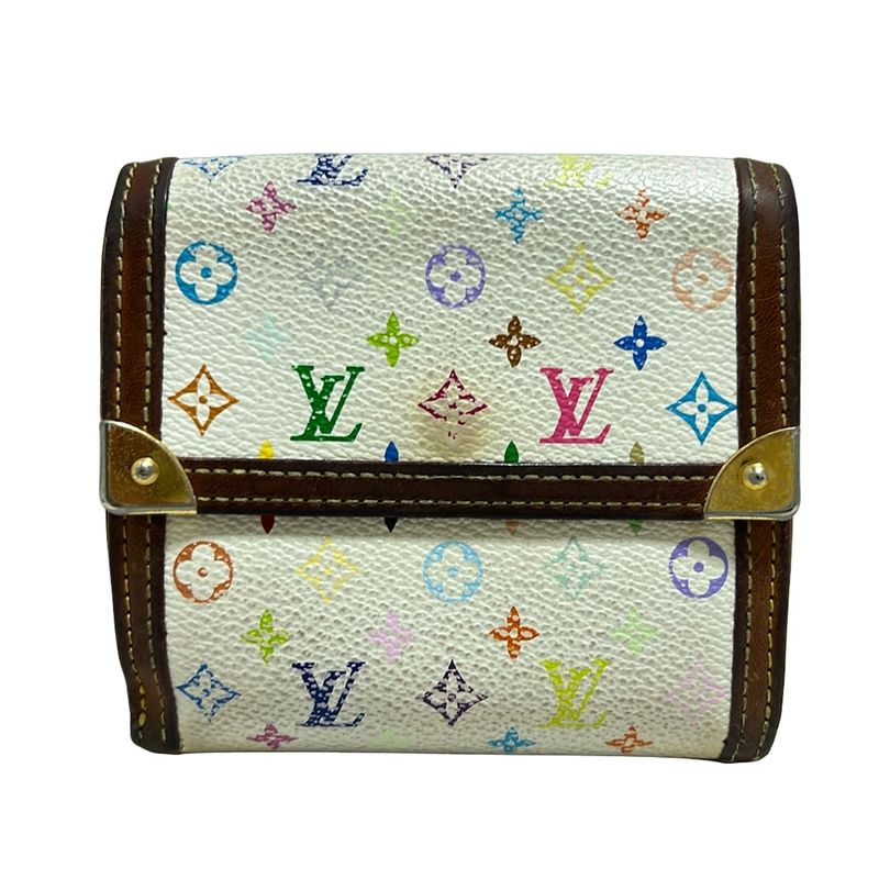 Louis Vuitton W Hook Wallet Monogram Multicolor Porte Monnivier Carte Cles Di