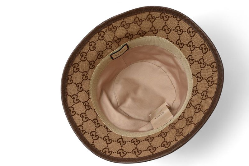 Gucci Hat Gucci GG Canvas Fedora Hat 576587 4hg62 2564 M Size 58cm (22.83in)