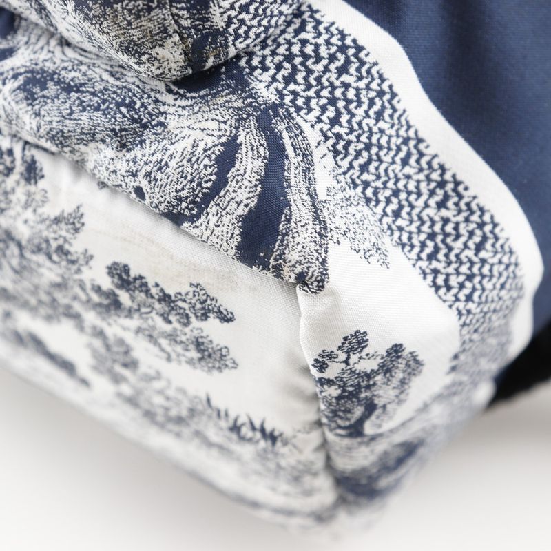 Dior Christian Dior Small Backpack Toile De Jouy M6108sntj Nylon Black/white