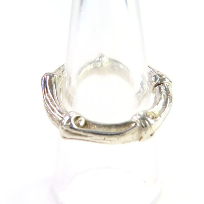 Tiffany & Co Sv925 Bamboo RING Bamboo Ring Accessory Silver Size Approx 10