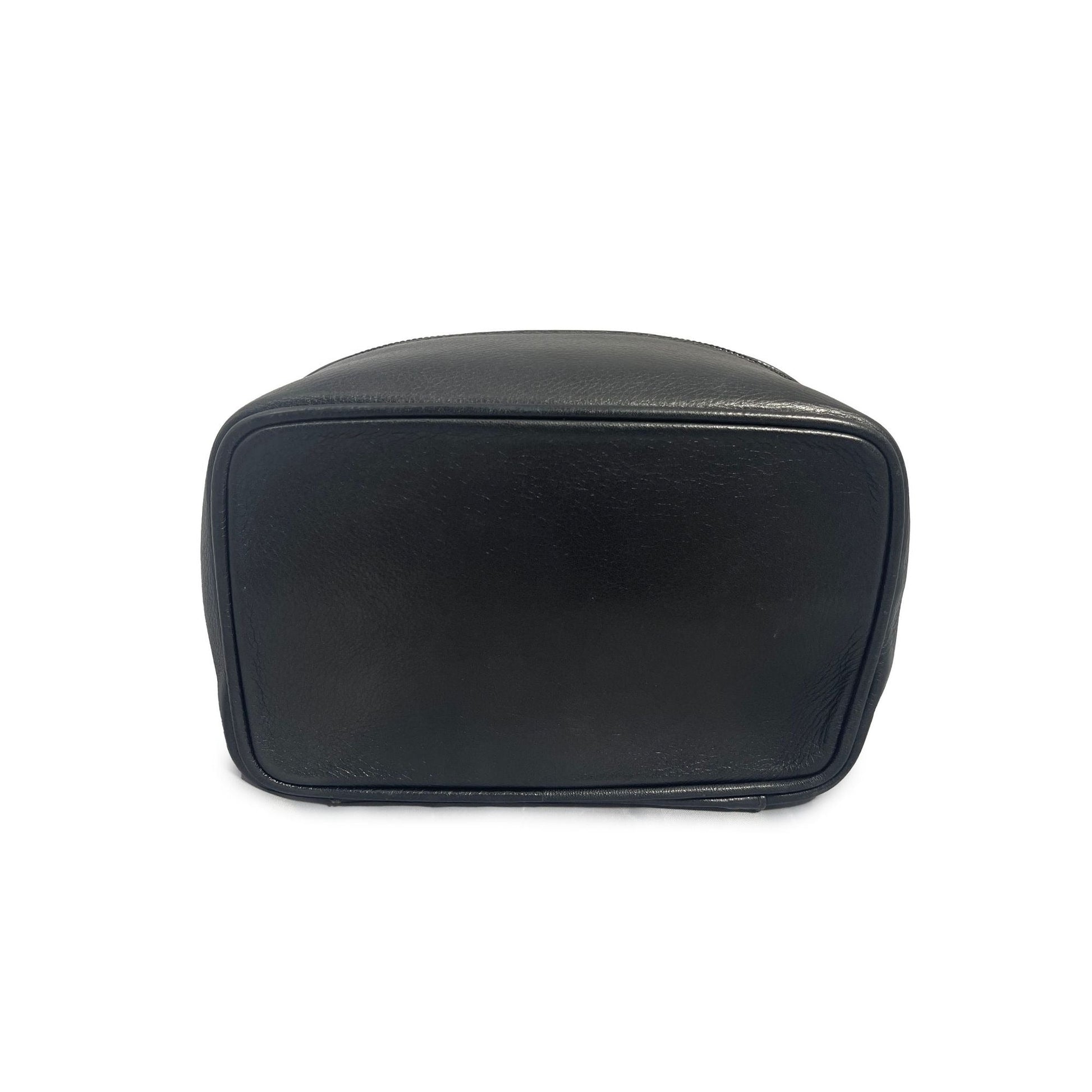 Gucci GG Horsebit Mini Bag Vanity Cosmetic Pouch Case Leather Black - The Reluxe