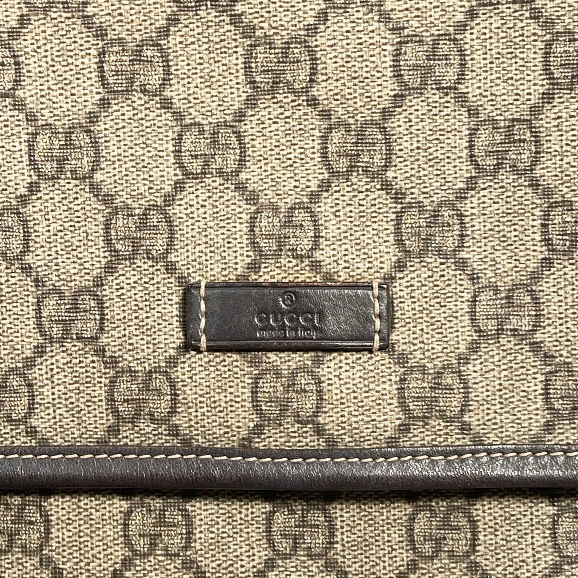 Gucci GG Sherry Canvas Messenger Bag Crossbody Shoulder Hand Bag Tote - The Reluxe