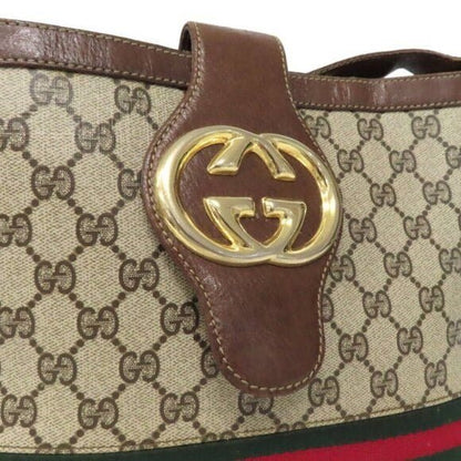 Gucci GG Vintage Sherry Canvas Ophidia Bucket Bag Crossbody Bag - The Reluxe