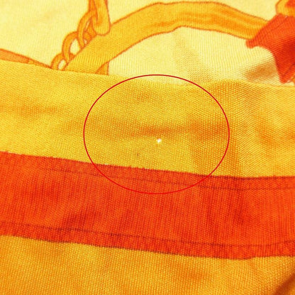 Hermes Silk Belt Pattern Cami Dress Long Dress 2 M Orange Ur23