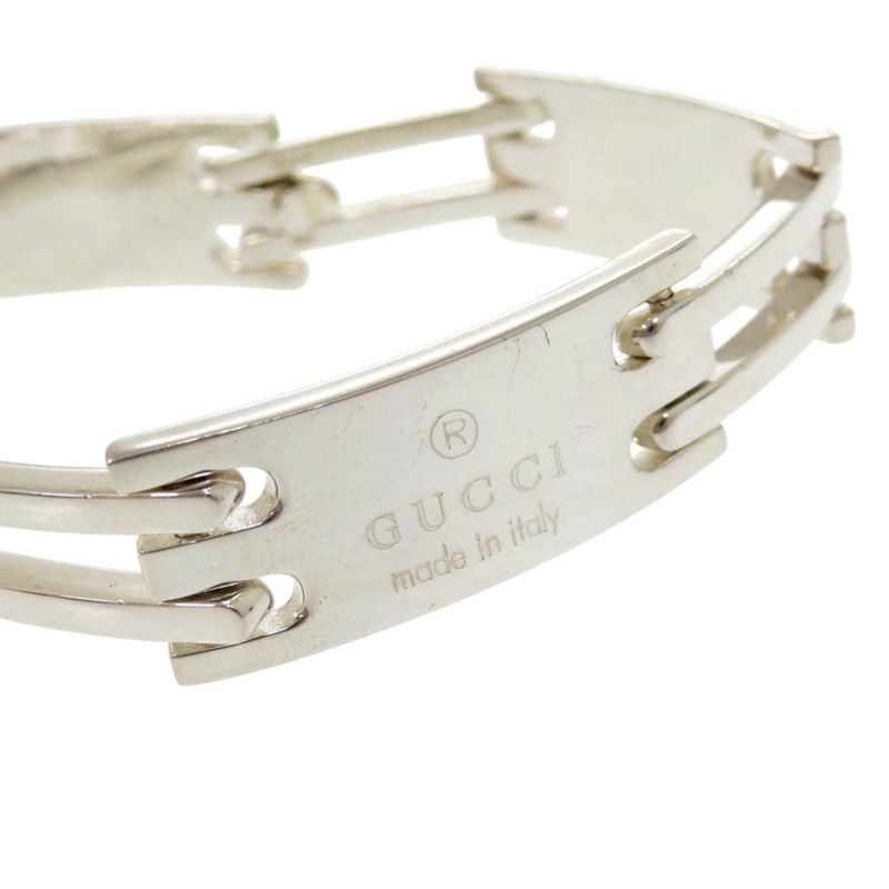 Gucci Logo Plated Silver 925 Bracelet 0516 Gucci