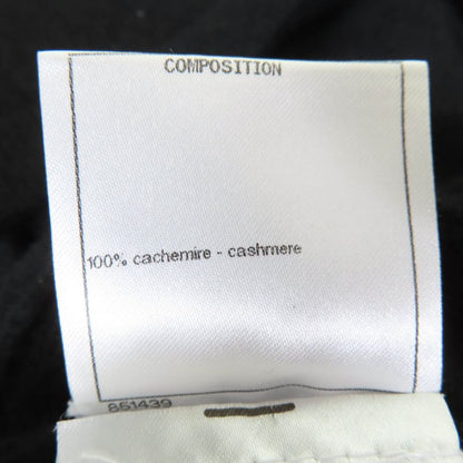 CHANEL P72799k10443 100% Cashmere Coco Mark Button 2WAY Cropped Knit Hoodie