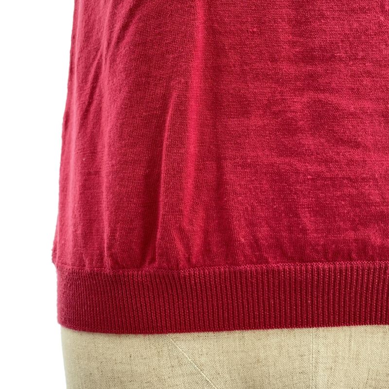 Loewe - Cut-out Summer Knit Sweater - S - Bordeaux - Women