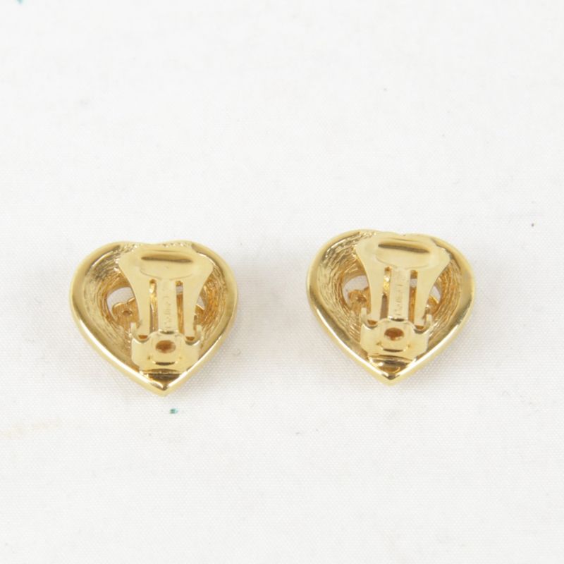 Christian Dior Necklace (parts Off) + Earring Set With Box Necklace