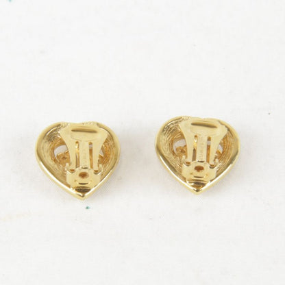 Christian Dior Necklace (parts Off) + Earring Set With Box Necklace