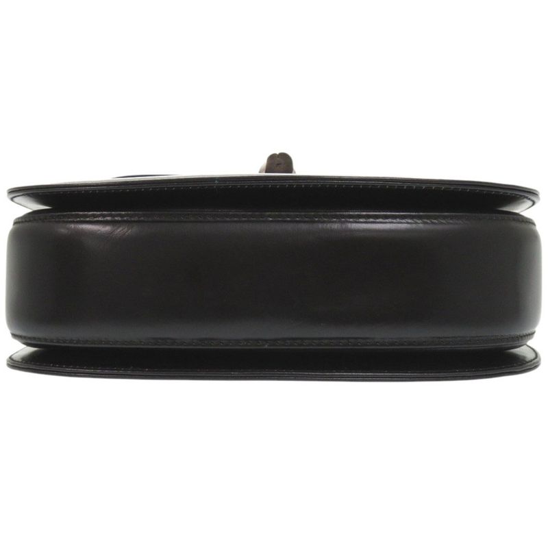 Gucci 2WAY Bamboo 000 2046 0188 Leather Black Handbag Black 1373 Gucci