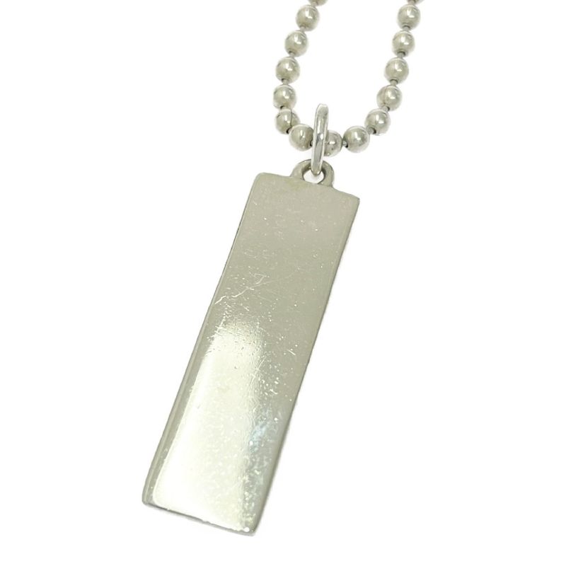 Tiffany & Co Tiffany & Co Silver Atlas Bar Necklace 15.7g 925 Engraved 434333