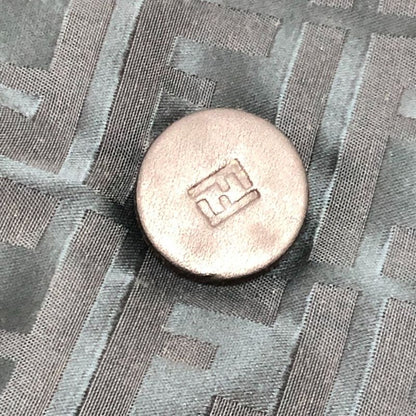 Fendi Nylon Jacket Zucca Pattern Nylon Blue