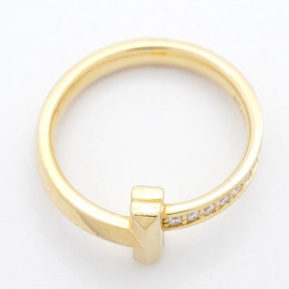 Tiffany & Co Ring T One 18K Yellow Gold Yellow Gold Diamond 008ct 11 Ladies
