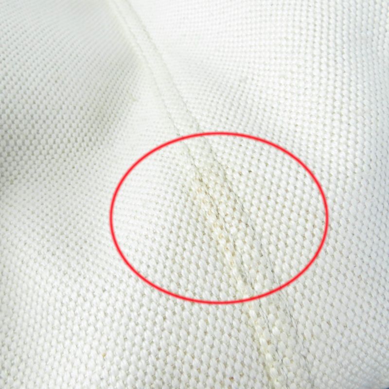 Balenciaga 339933 Small Cabas Su Cotton Canvas And Black Calfskin Handbag With