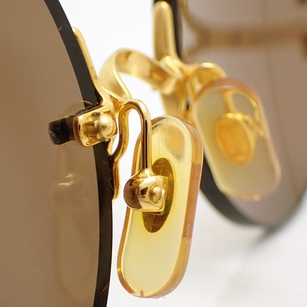 Cartier Signature C De Cartier Sunglasses None Prescription Round GP Gold With