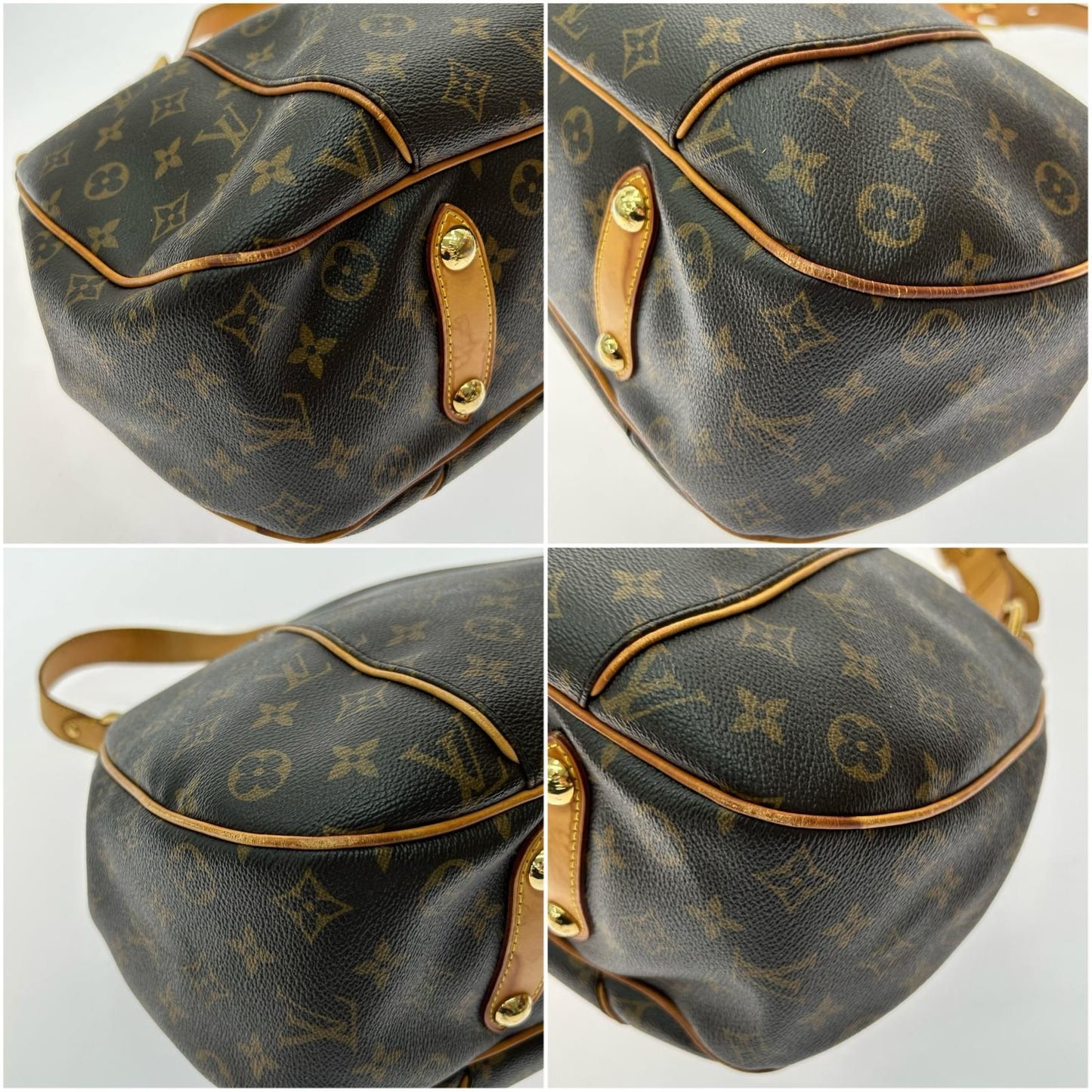 Louis Vuitton Monogram Galliera PM Tote Bag M56382 Brown