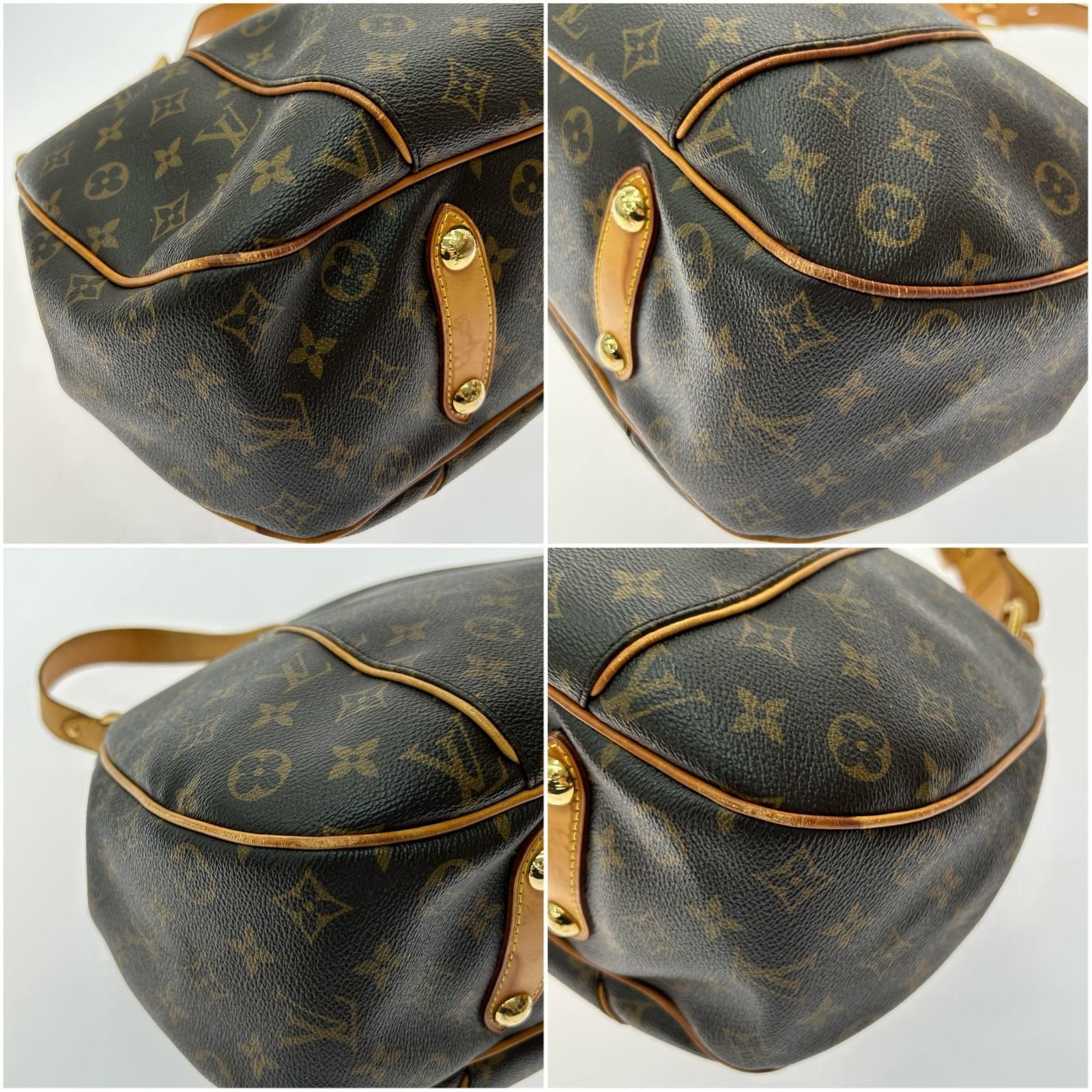 Louis Vuitton Monogram Galliera PM Tote Bag M56382 Brown