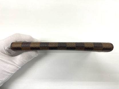 Louis Vuitton Damier Pochette Portmonnais Cles Di Long Wallet N61725 Brown Made