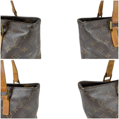 Louis Vuitton Mini Tote Cabas Piano Monogram Leather Brown Shoulder Bag
