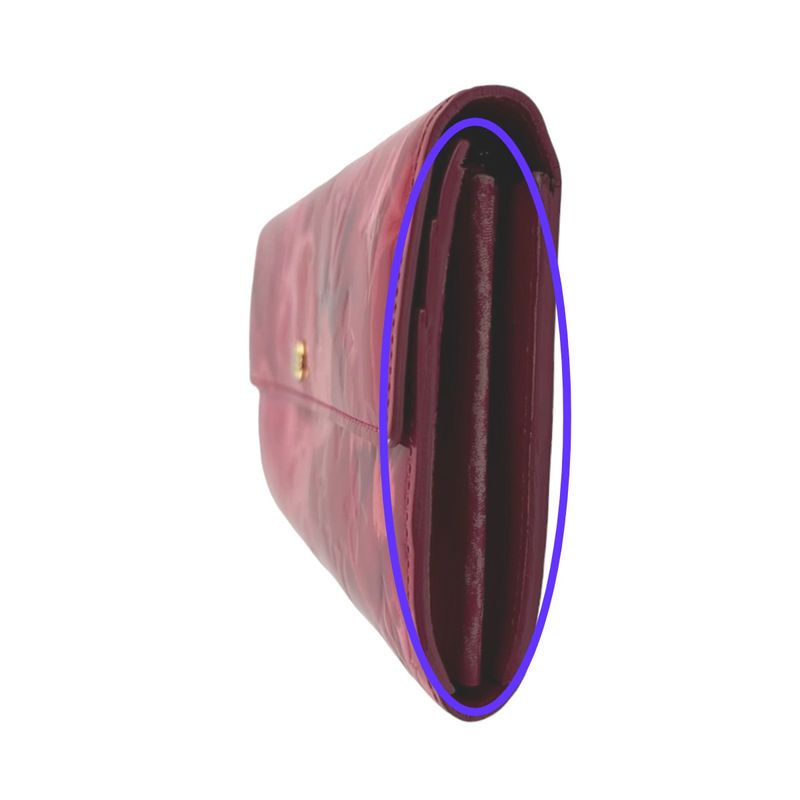 Louis Vuitton M90022 Monogram Vernis Long Wallet Portefeuille-sarah Long Wallet