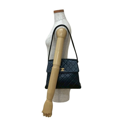 Chanel Chanel Vintage Quilted Lambskin Semi One Shoulder Bag